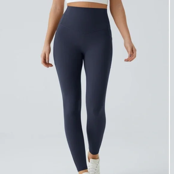 48. Halara SoCinched 7/8 Legging in Mood Indigo - Picture 1 of 3